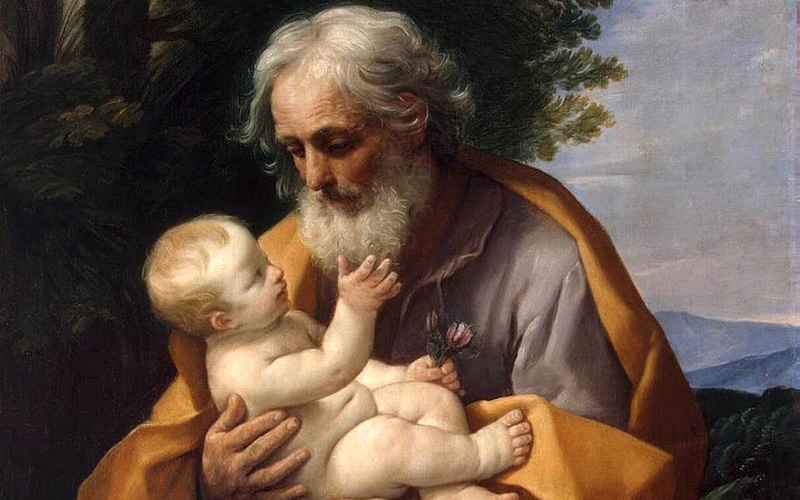 Der heilige Josef mit dem Jesuskind | Guido Reni, Public domain, via Wikimedia Commons