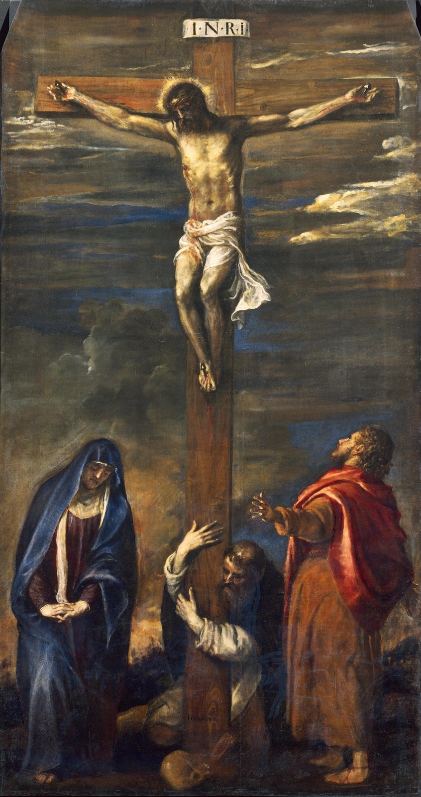Titian, die Kreuzigung Christi, 1558 (Public domain, via Wikimedia Commons)